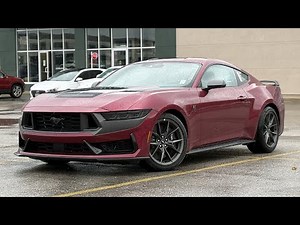 New 2025 Ford Mustang Dark Horse in Molten Magenta Metallic Tri-Coat (#A049) | Barrie Ford