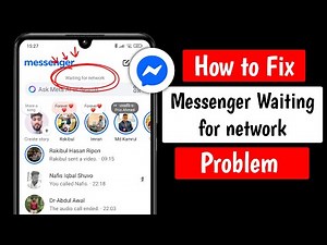 How to Fix Messenger Waiting for Network Problem | Messenger Network Error 2025