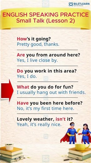 Small Talk (Lesson 2) | English Speaking Practice | Learn One, Know Two with Native Word Pairs