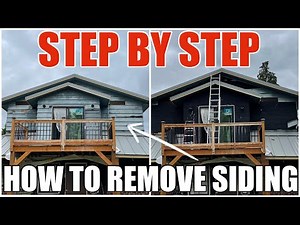How To Easily Remove Wood Siding By Yourself With Basic Hand Tools Step By Step Like The Pros DIY