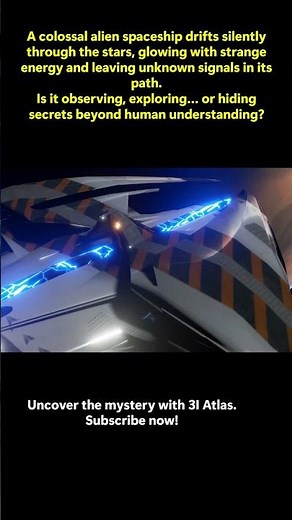 Mysterious Alien Spaceship in Space | 3I Atlas #cosmicexploration #3iatlas #universesecrets
