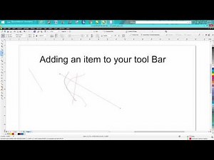 Corel Draw Tips & Tricks Add a tool to your tool Bar