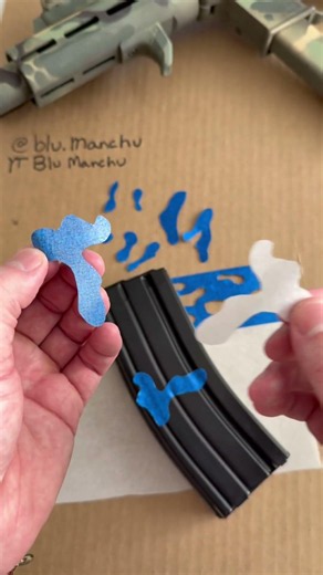 How to make a camouflage stencil at home, and quick!