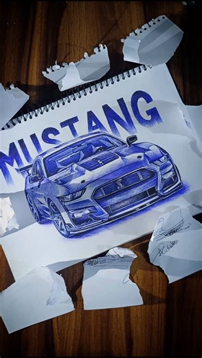 How to Draw a Mustang GT (Step by Step)