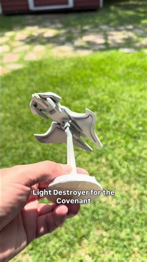 Slipspace Rupture detected. Covenant Wik Light Destroyer #halo #halofleetbattles #starwarsarmada