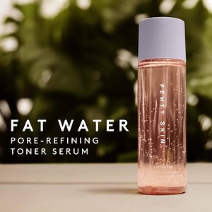 557 reactions · 62 shares | Snatch pores + dark spots with Fat Water. This 2-in-1 toner serum combo brightens, smooths, and fights shine - all without stripping skin. | FENTY SKIN | Facebook