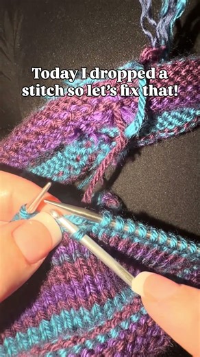 Temperature Blanket Knit With Me (Plus Dropped Stitch Knitting Tutorial) - January 30th