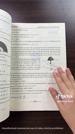 Sách 100 đề minh họa thi vào 10 môn toán có video lời giải chi tiết theo chương trình sách giáo khoa mới phù hợp với đề thi của tất cả các sở #sach60deminhhoamonsinh #sachnangcaotoan12 #sach100deminhhoamontoan #sachtongontoan9