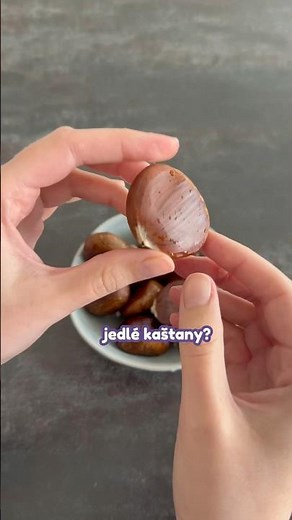 Jak připravit kaštany doma v troubě? Není to věda, jen se musí naříznout. #recepty #vareni #kastany