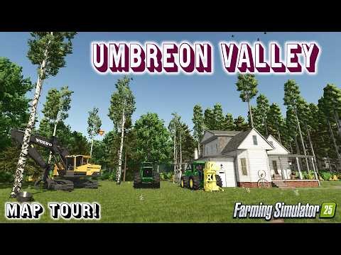 UMBREON VALLEY (THE ‘LEGENDARY’ FORESTRY MAP?!) NEW MOD MAP! (TOUR/REVIEW!) Farming Simulator 25