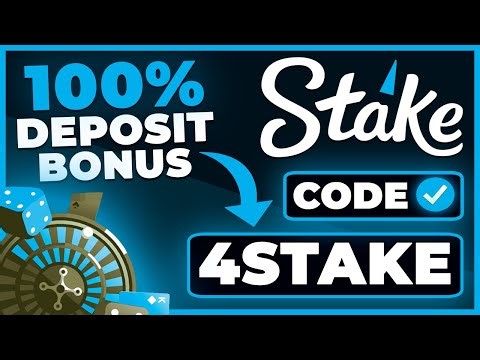 Stake promo code - "4STAKE" for 100% DEPOSIT BONUS & INSTANT RAKEBACK Bonus on Stake