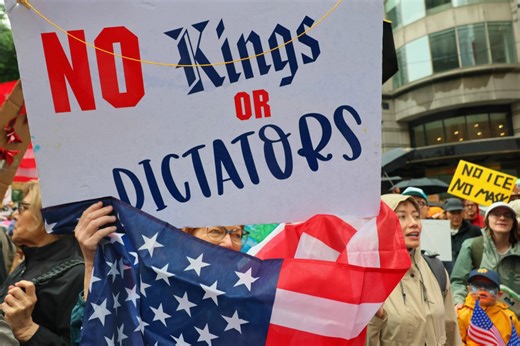 Protesters take over Times Square for ‘No Kings’ march