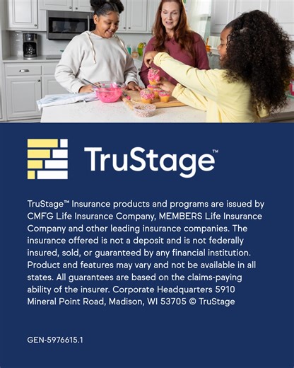 You have the power to help protect your family's financial future. Get coverage for what's important with TruStage™ Life Insurance. | TruStage