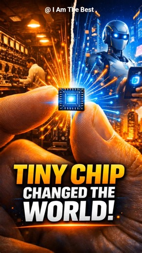 A tiny chip… changed the entire world forever. #historycal #invention #technology