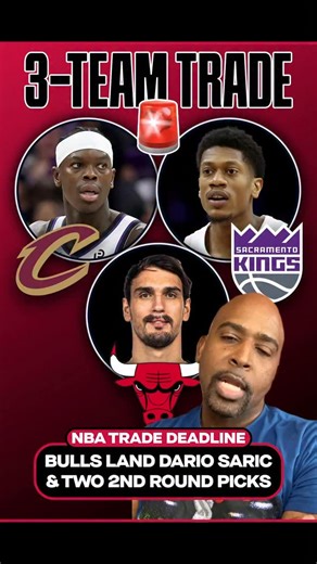 Bulls receive two 2nd round picks for absorbing Dario Saric’s expiring contract as they help facilitate a trade between Cleveland & Sacramento! 👀 #chicagobulls #nba #nbatrade | 104.3 The Score
