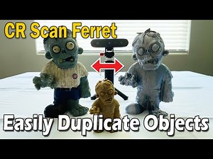 Create VERY SIMPLE 3D Duplicates At Home - Creality CR Scan Ferret