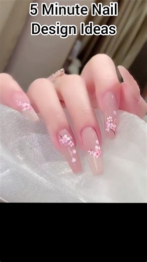 Simple nailart design. ​5 Minute Nail Design | Spring 2026 Trend #nailart #tutorial #diynails #uñas