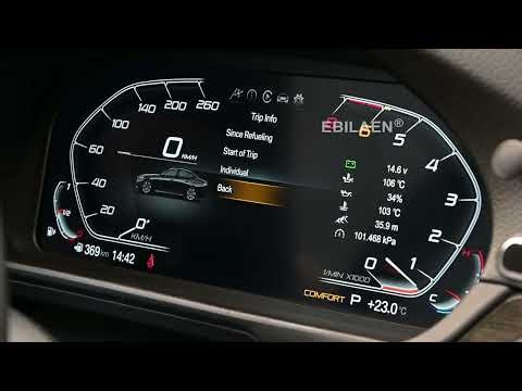 Setting - For BMW F10 F11 F12 F15 Digital Instrument Cluster Carplay Android auto