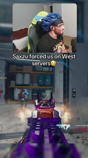Saxzu forced us on West Servers🫩 #warzone #gaming