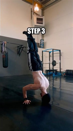 4 Steps TO HANDSTAND ⬆️💯 #handstandworkout #tutorial #shorts