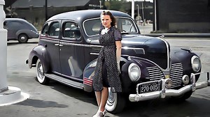 1940s America - Life at the Gas Station [COLORIZED] - 1Funny.com