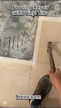 Repair your popping living room tile with cement and vinyl flooring Singapore. #tilerepair