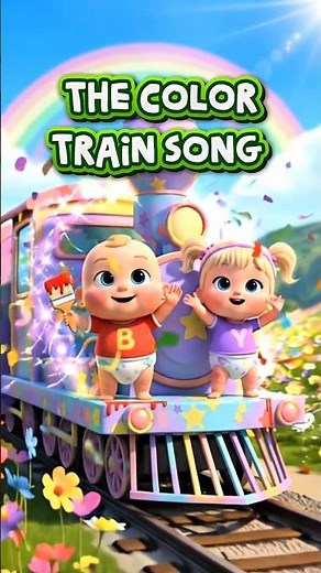 Bimby & Yuna – The Color Train Song 🚂 | Fun 3D Animation for Kids & Toddlers