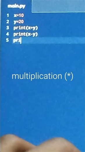 arithmetic operators in python (part 1) #coding #tech #useful #computerscience #python #beginner