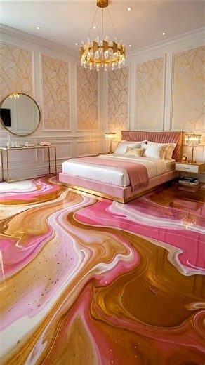THIS EPOXY FLOOR IS INSANE 😱✨ New York Apartment Marble Transformation #epoxy #floor #epoxyfloor