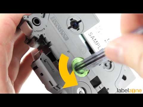 How to tighten a loose Brother TZe tape