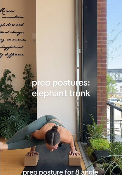 Mastering Arm Balance: Elephant Trunk Yoga Posture