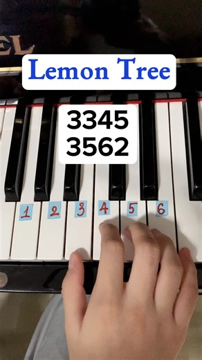 Lemon Tree | Piano Tutorial | Su Piano 🎹 #piano #pianotutorial #lemontree #trending #xuhuong