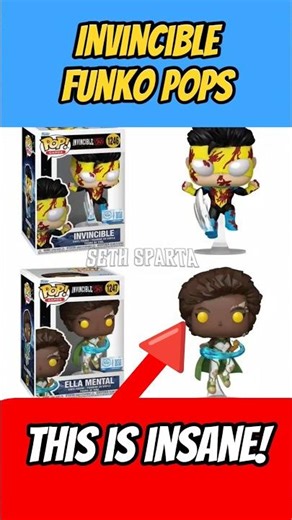 THESE INVINCIBLE FUNKO POPS ARE⁉️🤯😲 #invincible #shorts