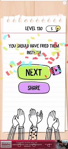 Brain test Level 130 Walkthrough