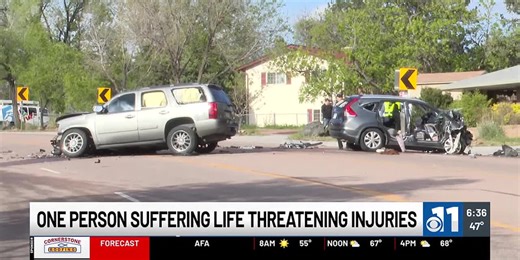 WATCH: 1 suffering life-threatening injuries after suspected DUI crash