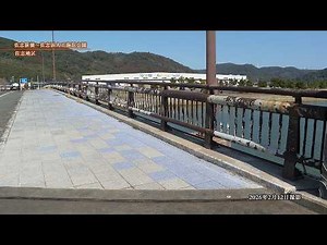 [Scenery of Karatsu City, Saga Prefecture: 4K] Sashi Shinbashi Bridge to Sashihama Artificial Sea...