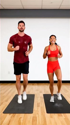 Couple Cardio Workout at Home 🔥 Burn Fat Together!