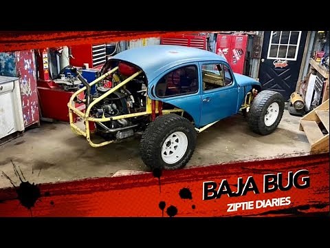Episode 27-vw baja bug rail buggy build part 1-project shape shifter