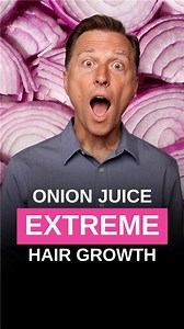 1.4M views · 26K reactions | What happens when you use onion juice on your hair for two weeks? Watch the full video here: https://drbrg.co/3I0fUsU | Dr. Eric Berg | Facebook