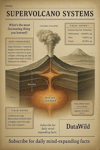 Supervolcanoes: The Colossal Eruptions Capable of Reshaping Earth in an Instant 🌋🌍