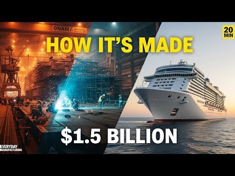 Inside the Cruise Ship Factory: How Billion-Dollar Floating Cities Are Made (Full Process