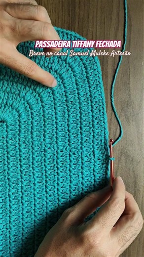 Tiffany runner rug (closed), pattern coming soon by Samuel Muleke Artesão