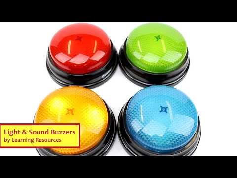 Light & Sound Buzzers by Learning Resources REVIEW LER3776