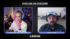 54K views · 17 reactions | Legion Ambassador Stephanie Bendixsen is joined by Legion Evangelist and lifetime gamer, Ben Williams in the latest episode of Discuss on Discord! Join them as they chat about his vast history within the Australian games industry and his current role at Lenovo! Watch here: bit.ly/3l4IYkG | Lenovo Legion | Facebook