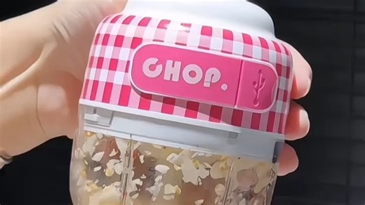 安扣（ANKOU）电动捣蒜器蒜泥神器大蒜搅拌机蒜蓉末粉碎器搅碎机绞肉泥神器_【轻音速绞】红色150ml_无规格