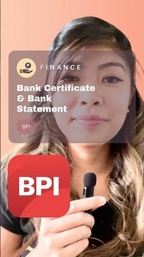 Request a Bank Certificate & Bank Statement from BPI #bpi #bankcertificate #bankstatement