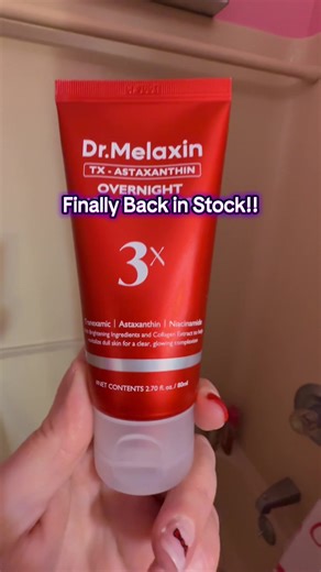 Dr Melaxin overnight wrapping mask with astaxanthin, niacinamide and tranexamic #overnightmask #facemask #peelingmask #drmelaxin #wrappingmask @Dr.Melaxin Global