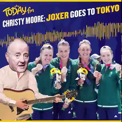 🎶 "Joxer jumped in to the water, the last time he was seen, Was arm & arm with Paul O'Donovan singing 'Revenge for Skibbereen" 🎶 Christy Moore has changed up his famous Joxer anthem - now with added Olympic gold medals and extra "woahs"! 🥇😂🚣🏻‍♂️ | Today FM