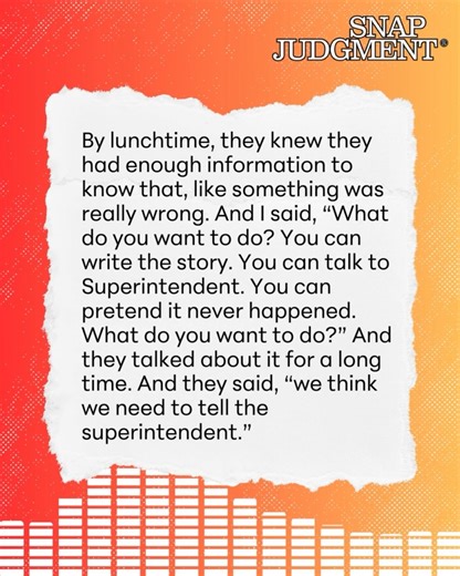 Snap Judgment on Reels