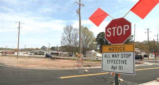 Busy Mauldin intersection set to reopen with new traffic pattern